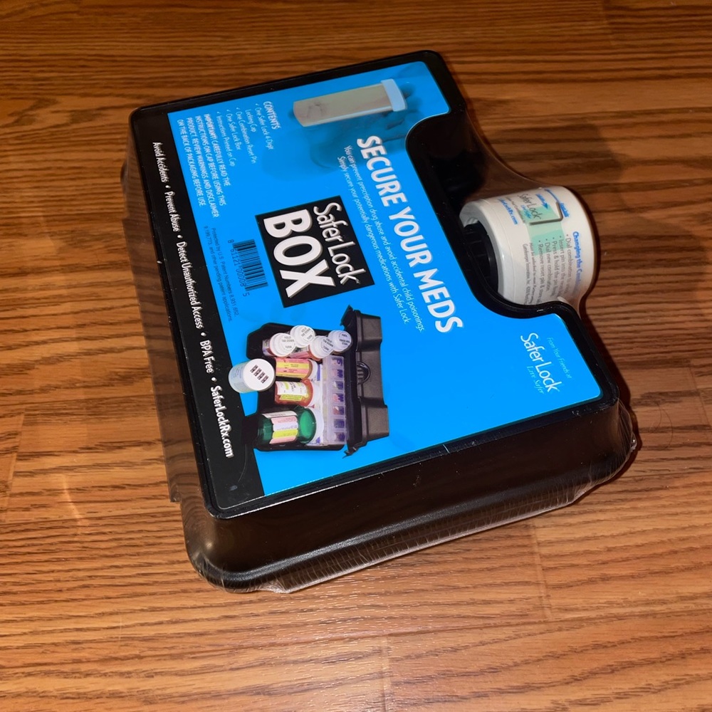 Safer Med Lock Box: unopened, NEW 🌟 great for travel, college, kid-proof & more
